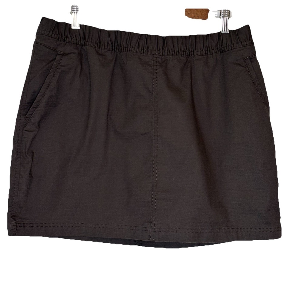 Prana Skort Womens *LG Black Stretch Built In Shorts Activewear Golf Tennis Hike